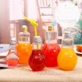 Hot Sale Plastic Juice PET Bottles Bulb Shape